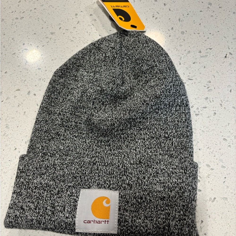 Carhartt Heather Gray Knit Cuffed Beanie
